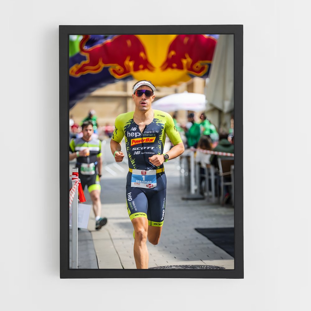 Poster Sebastian de kienle – affiche Athlétisme (vue 2)